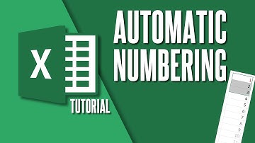 Auto-numbering in Excel - How to automatically get serial numbers | Tutorial 2022