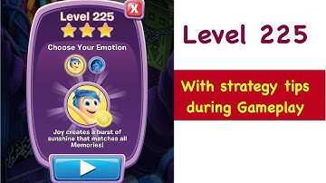 Inside Out Thought Bubbles Level 225 Tips and Strategy Walkthrough Gameplay