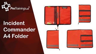 Incident Commander A4 Folder