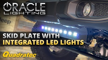 Oracle Lighting Skid Plate with Integrated LED Lights for Jeep Wrangler JL & Gladiator JT