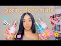 BEST BODY MISTS FOR SPRING!🌸 Bath &amp; Body works edition!