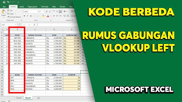 Cara Menggunakan Rumus Vlookup Left di Microsoft Excel