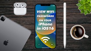 HOW TO VIEW Wifi PASSWORD on a any connected Network on your iPhone and iPads in iOS16 #shorts