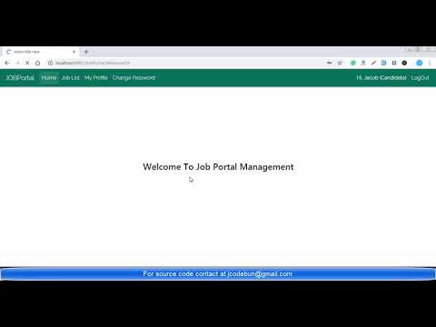 Job Portal project in java with source code using jsp, servelt, MYSQL