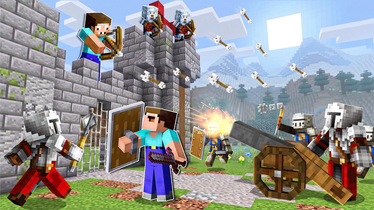 НУБ АТАКУЕТ КРЕПОСТЬ ПРО В МАЙНКРАФТ ! НУБИК И ТРОЛЛИНГ ЛОВУШКА MINECRAFT