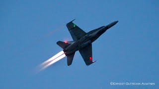 RCAF CF-18 Hornet Demo Team Twilight Show! | Airshow London SkyDrive Hour of Power 2021