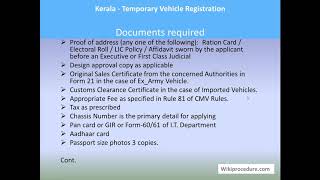 Kerala - Apply Temporary Vehicle Registration screenshot 5