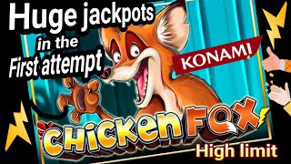⚠️WOW!! CHICKEN FOX Slot - HUGE JACKPOT | First Attempt | HIGH LIMIT BET