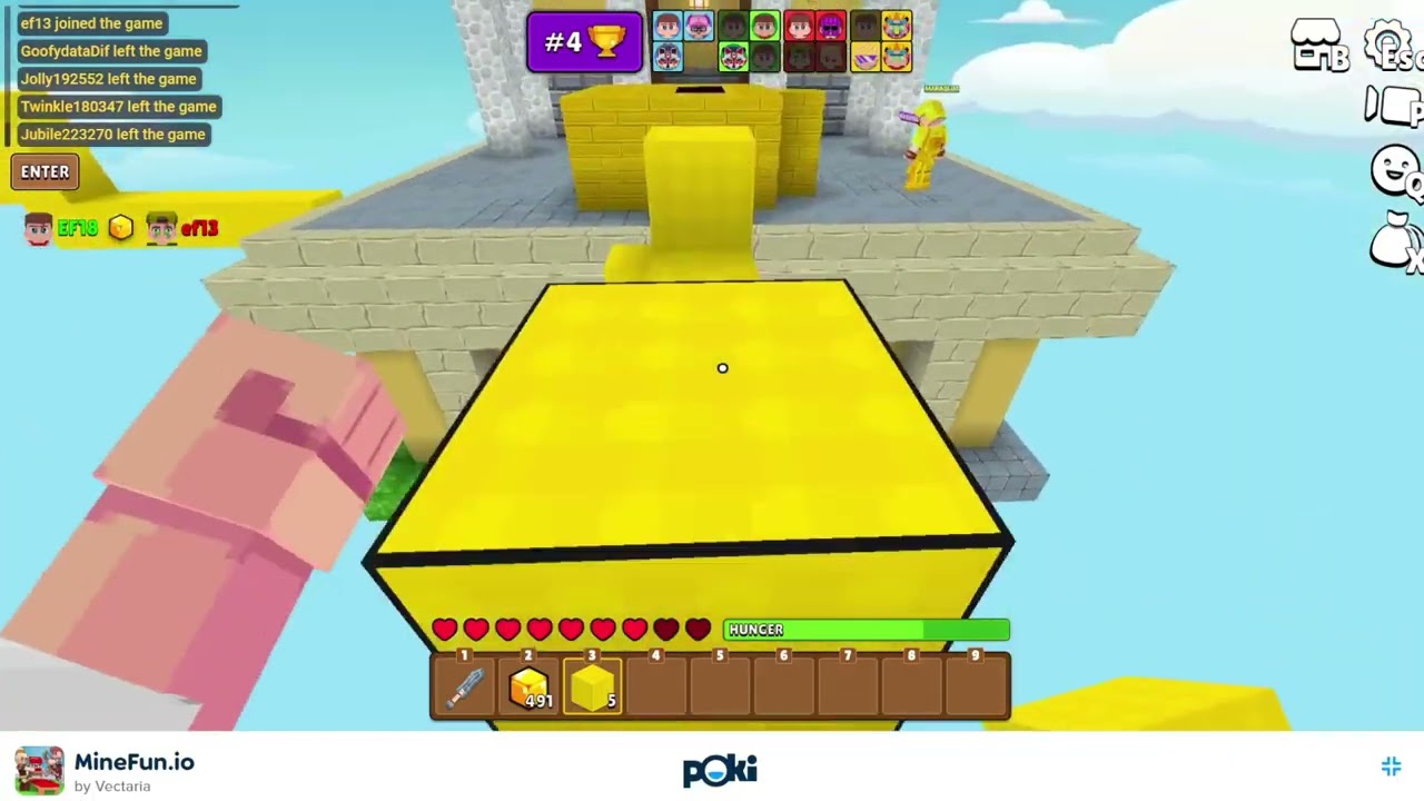 Playing Bedwars 4v4 for over an hour and found a hacker