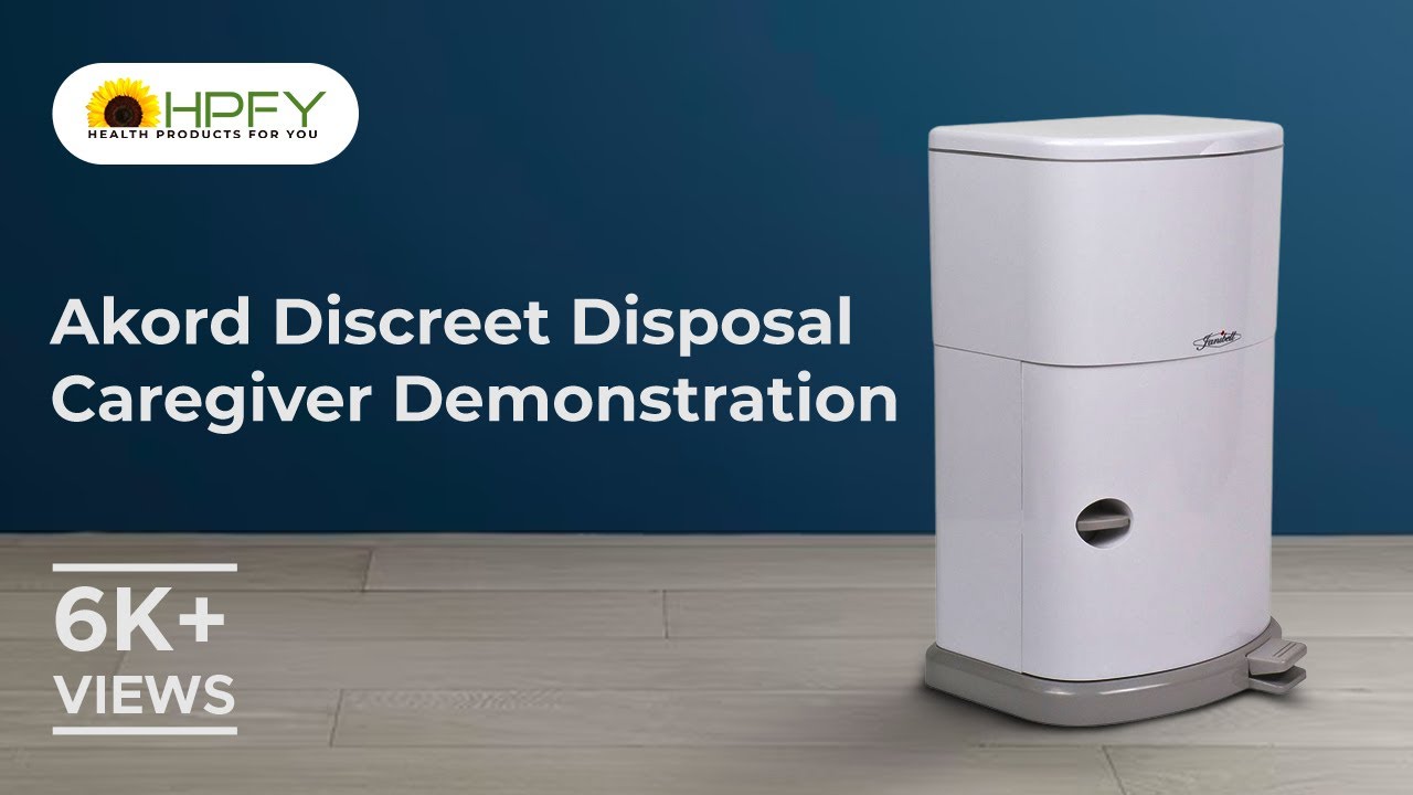 Akord Discreet Disposal - Caregiver Demonstration | Get flat 10% Off ...