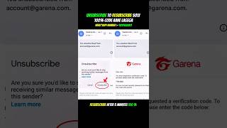 Free Fire Recovery Email Resubscribe Fix | Garena Mail Resubscribe Solution||#ffbindgmailresubscribe