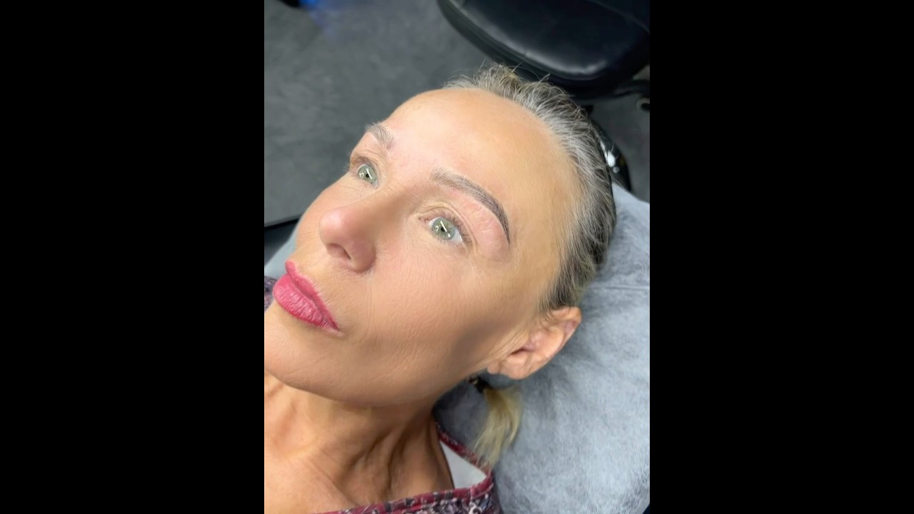 Eyebrows cosmetic tattoo for 2 satisfied Scottish clients 