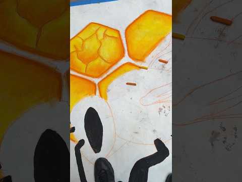 Bee happy, bee kind 🐝 #ArtOfKindness #MontclairPlace #beeart