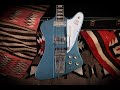 2022 Gibson &#39;63 Firebird V VOS &quot;Antique Pelham Blue&quot;