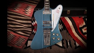 2022 Gibson &#39;63 Firebird V VOS &quot;Antique Pelham Blue&quot;
