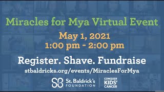 Miracles for Mya Virtual Event