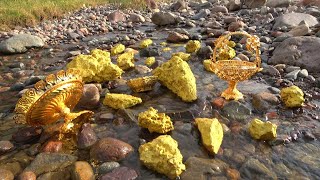 Antique GOLD Found! I wonder how much such TREASURES can cost. (Gold Nuggets)