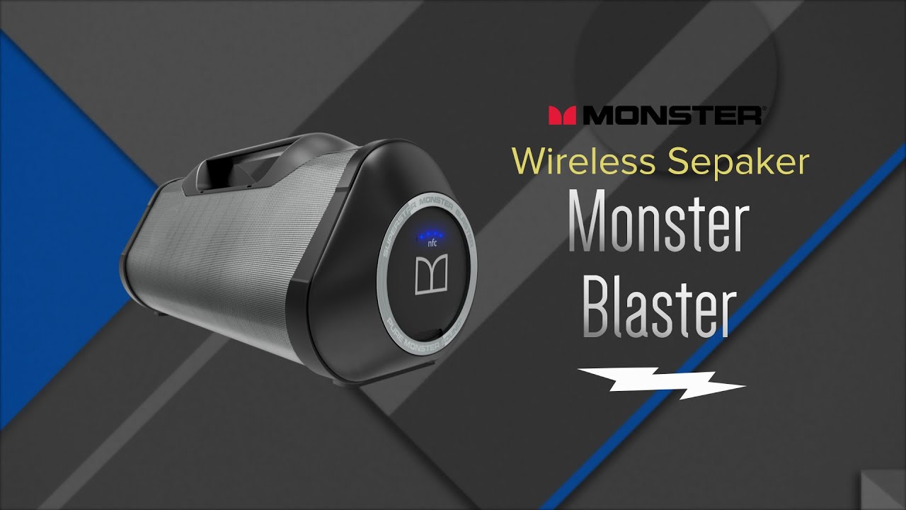 monster blaster bluetooth speaker