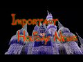 Important Disney Update - Disney World Holiday News | MVMCP | Festival of the Holidays | And More...