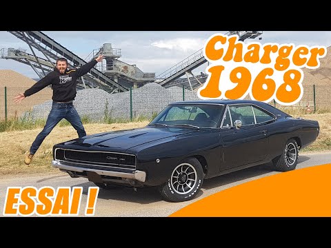 LE MYTHE AMÉRICAIN! 🤩 Essai Dodge Charger 1968 V8