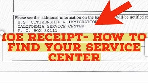 IOE Reciept Number & Service Center for online petition filed at USCIS   US Immigration