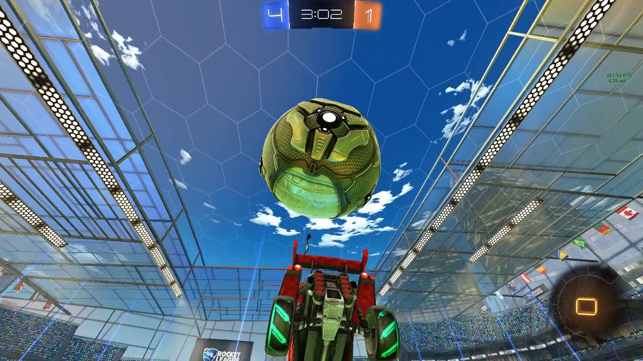 Brother vs Bot - Match 1 (My custom Rocket League Bot)