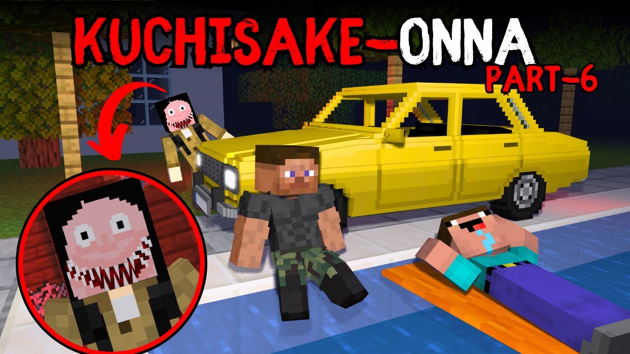 CREEPY MASK LADY in MINECRAFT (PART-6)😨 Minecraft Horror Story