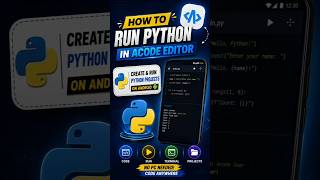 How to Run Python in Acode Editor | Create & Run Python Projects on Android 🐍📱