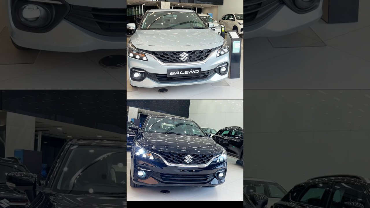 New Baleno Alpha Silver vs Black 2025 