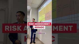 Risk Assessment with new format. HIRADC ISO 45001 OHSMS. #HIRARC #HIRADC #riskassessment