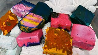 Vibrant Colorful Dyed & Dusty PJ Gymchalk • Satisfying Chalk Crush • Crunchy Powdery ASMR