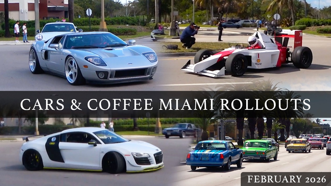 Cars & Coffee Miami Rollouts February 2026