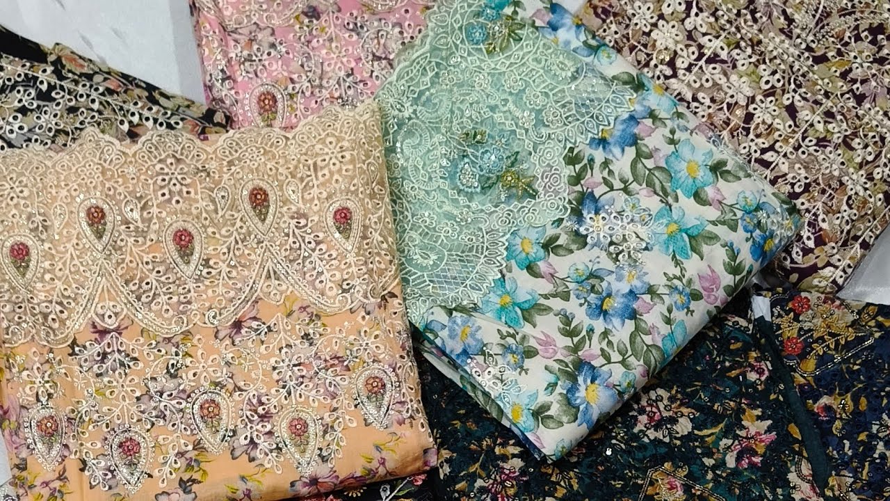 PAKIZA PERIMUM COLLECTION💖 HEAVY CHICKENKARI WORK🔥 SINGLE AT JUST 1000 📞7977552720