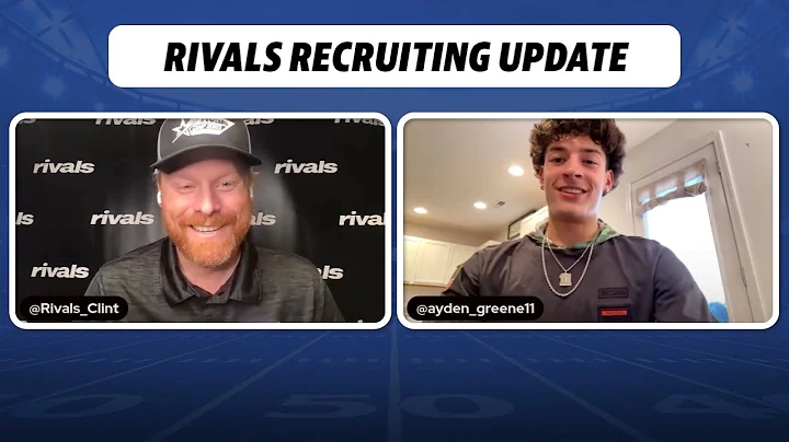Three-star WR Ayden Greene discusses commitment to...