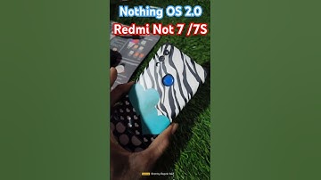 Nothing os 2.0 on Redmi not 7/7s | nothing os custom rom