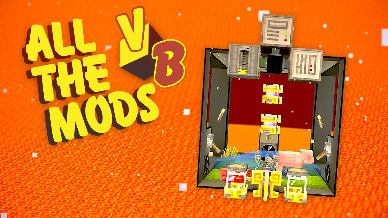 All The Mods Volcano Block EP7 Mob Farm Madness