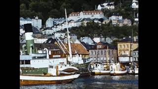 D/S Soma (Tidl. «Sandnæs») i Bergen trolig undeD/S Sandnæs in Bergen Norway about 1955/1956