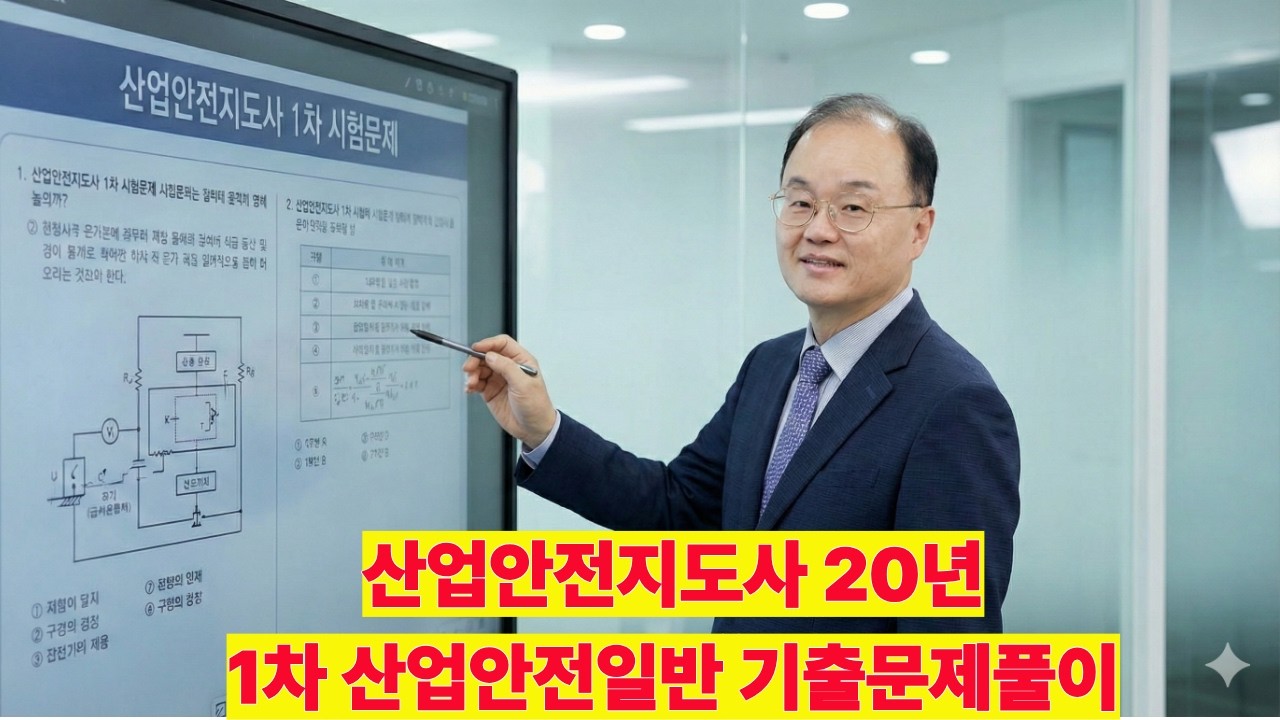 [2020년 기출] 산업안전지도사 1차 2과목 '산업안전일반' 완벽 분석! (26번~50번 해설)