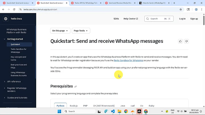How To Send Whatsapp Message Using Twilio