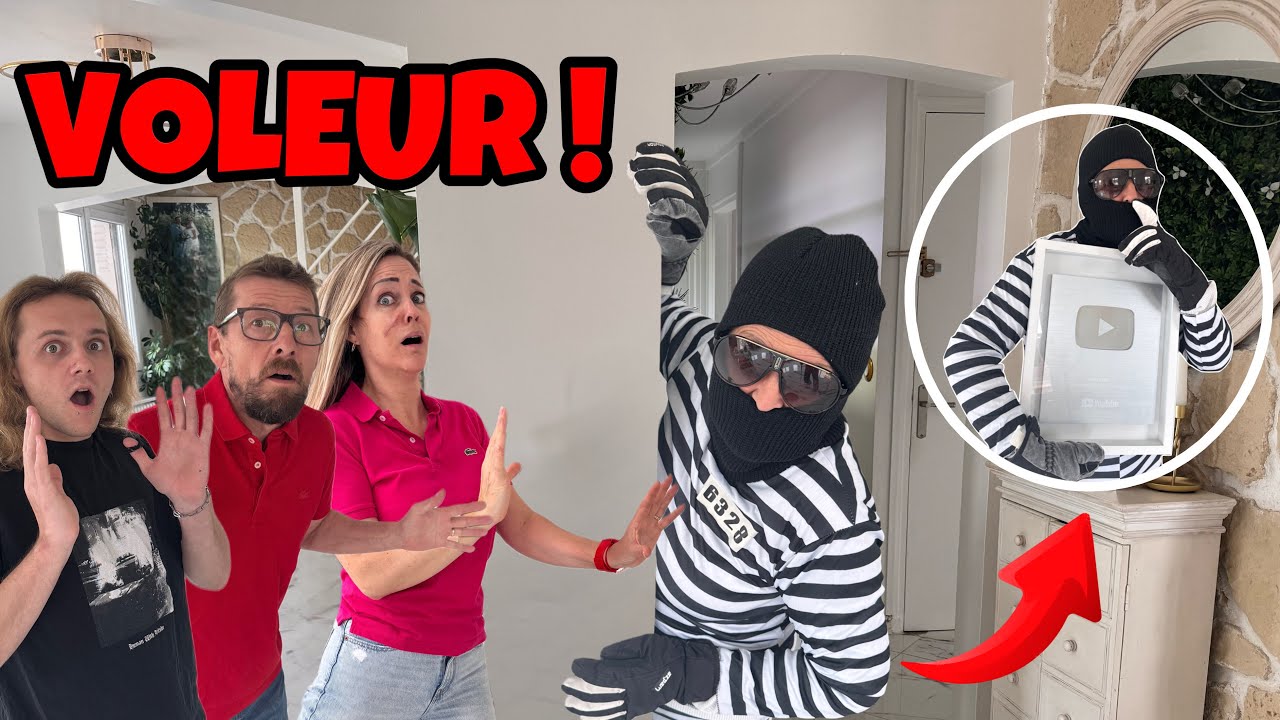 Un VOLEUR nous a cambriolé ! On le rattrape de justesse !