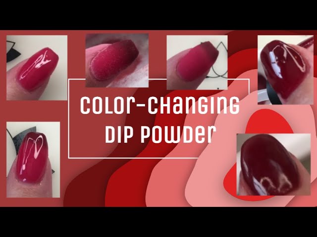 Color Changing Dip Powder, Thermal Dip Powder