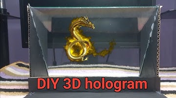 DIY 3D Hologram Projector – Make It at Home with Simple Tools! | inventions