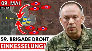 Rus. 114. Brigade dringt mit 2,5 km-Vorstoß in Umanske ein, Halbkessel bei Perwomaiske wird enger!