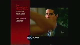Abc Split Screen Credits November 24Th, 2002