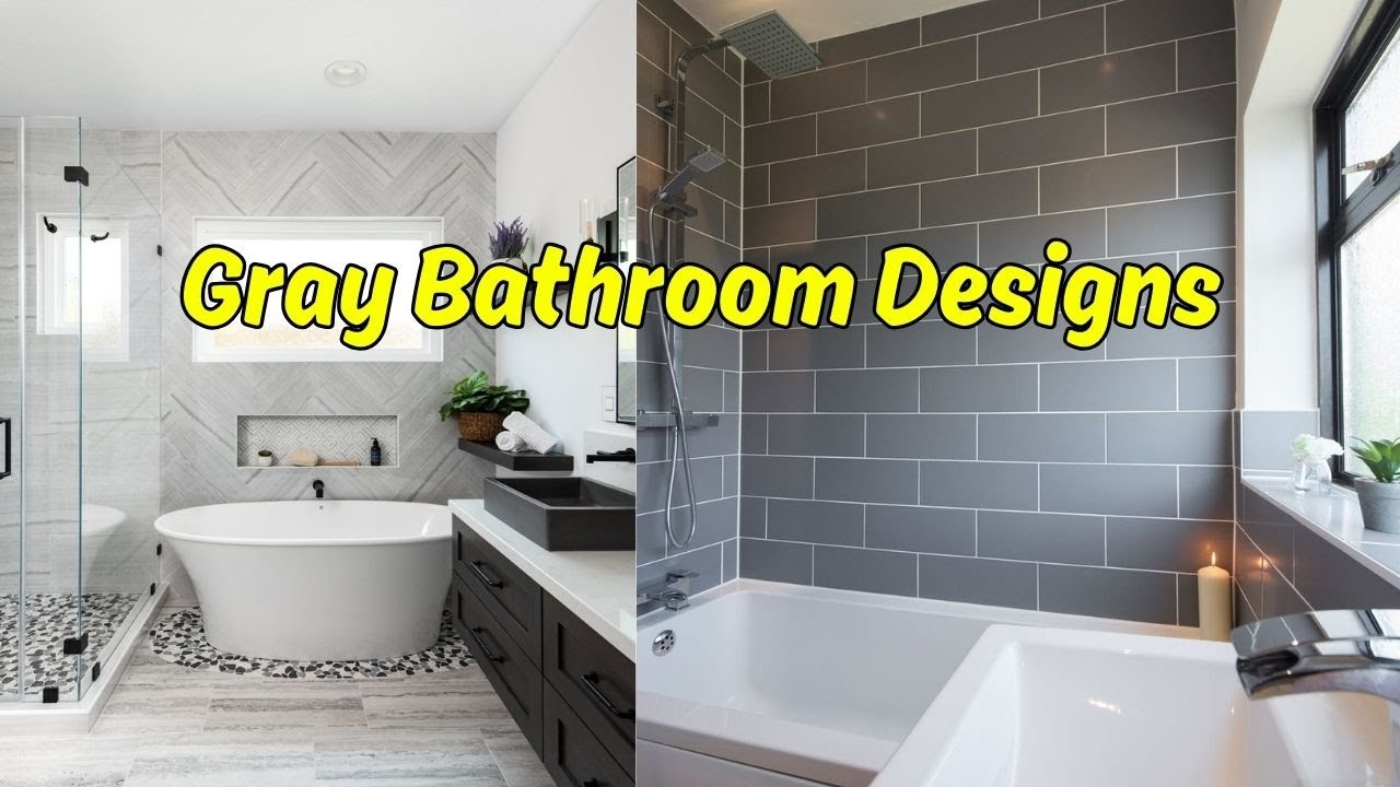 Small Gray Bathroom Ideas That Will Transform Your Space | Modern & Stylish Design Bathroom Designs