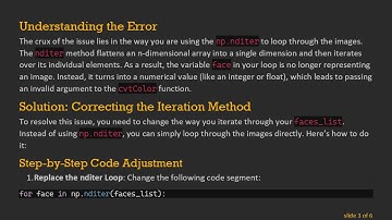 Troubleshooting OpenCV Face Recognition Grayscale Conversion Errors in Python