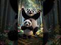 🐼 Cute Panda & Baby Panda Dance Together | Funny Animal Dance Shorts 🎊🎊