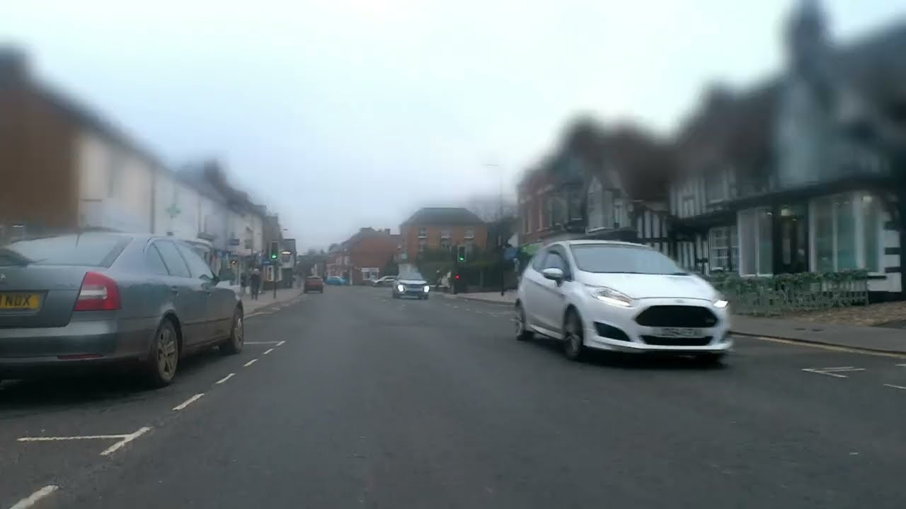 Cycling out of Newport, 10.30am, December 2025