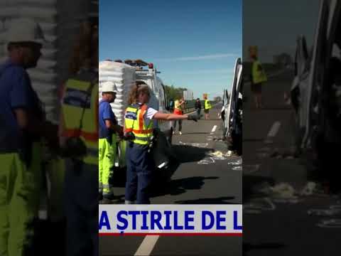 Tragedie pe o autostradă din Ungaria. Șapte persoane au murit, iar alte două au fost grav rănite.