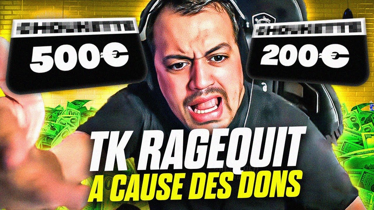 TK RAGEQUIT FORTNITE À CAUSE DES DONS 😭 LES ABOS LE TROLL 🤬 - BESTOF THEKAIRI78